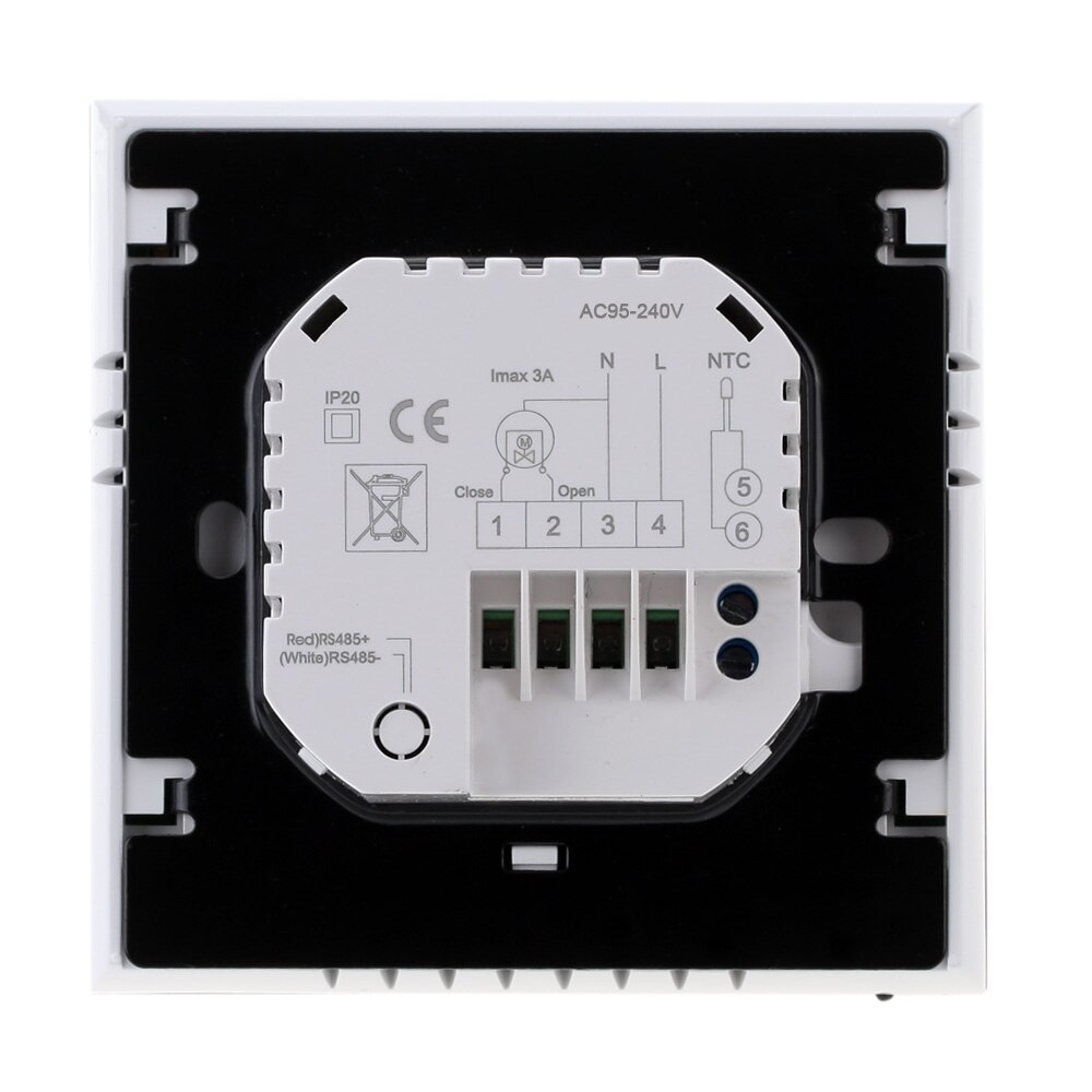 Temperature Controller 3A 110-230V Weekly Programmable LCD Touch Screen Water Heating Thermostat Room Temperature Controller