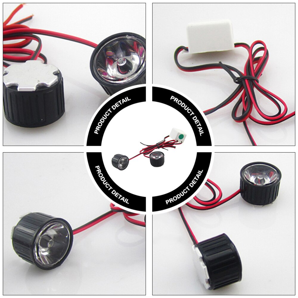 12-80V LED Taillight Brake Lights Red Blue Flashing Taillights for Motorcycle