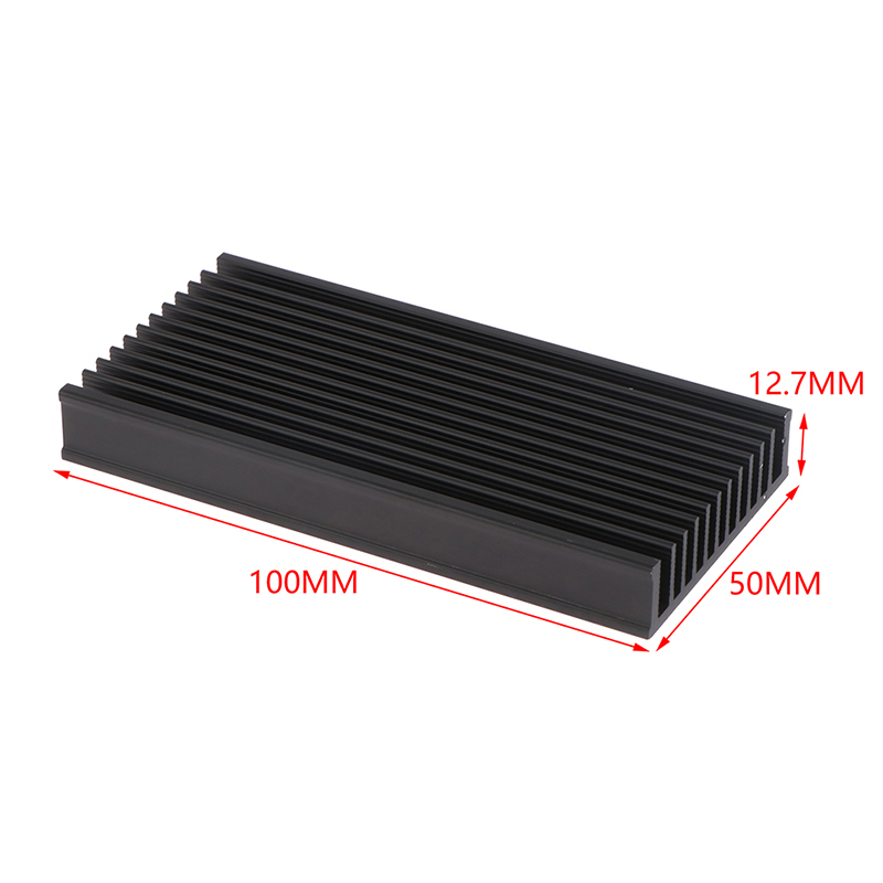 Extruded Aluminum Heatsink For High Power LED IC Chip Cooler Radiator Heat Sink: green