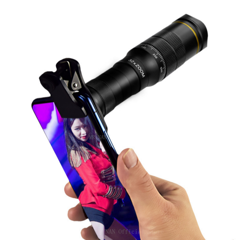 32X22X4K Professionele Telescoop Monoculaire Hd Zoom Telefoonlens Camera Telephoto Met Driepoot Metalen Telescoop Voor Toerisme