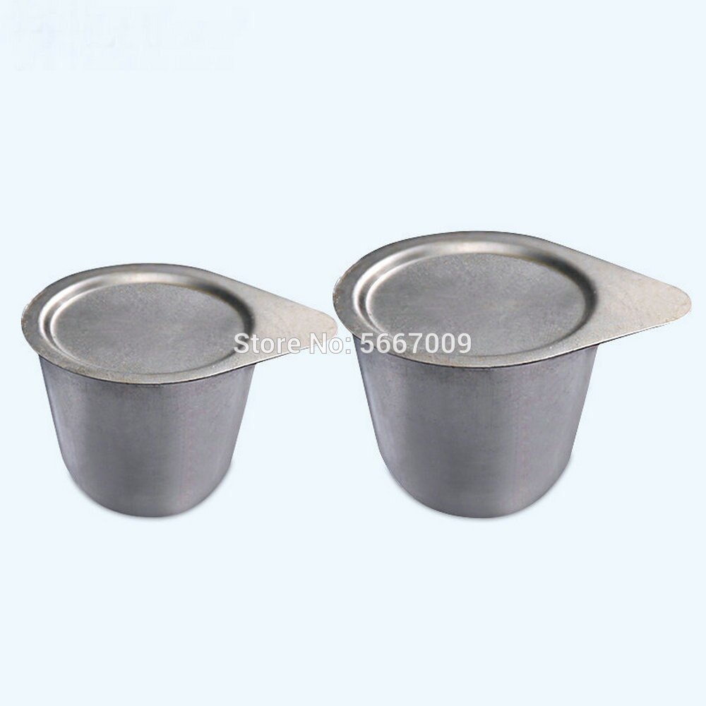 1 stücke labor 30ml /50ml Nickel tiegel mit abdeckung für hohe temperatur und Alkali widerstand