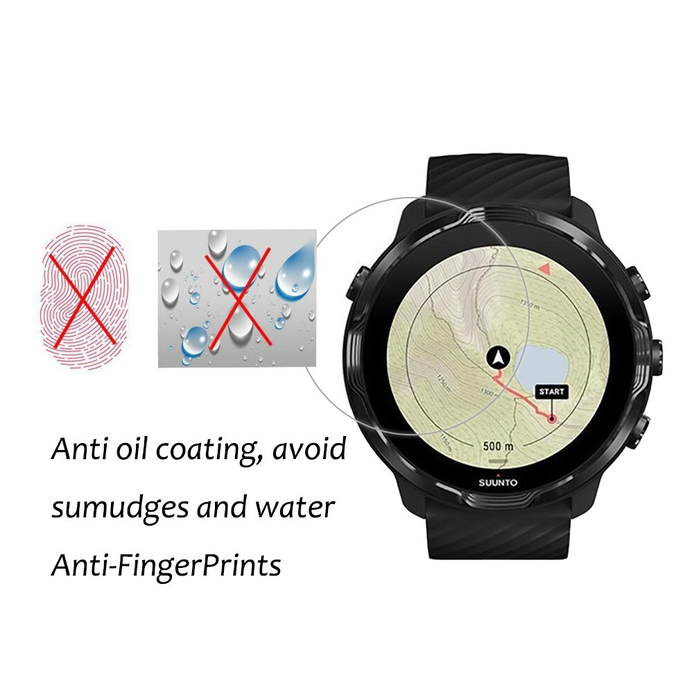 3 sztuk wyczyść Nano Anti-shock warstwa ochronna PET dla SUUNTO 7 SUUNTO7 Anti-Scratch wodoodporny ekran Smart watcha Protector Film