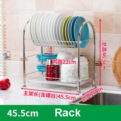 Égouttoir en acier inoxydable 304 pour vaisselle, étagère de séchage des assiettes, organisateur de cuisine, support de rangement: 9