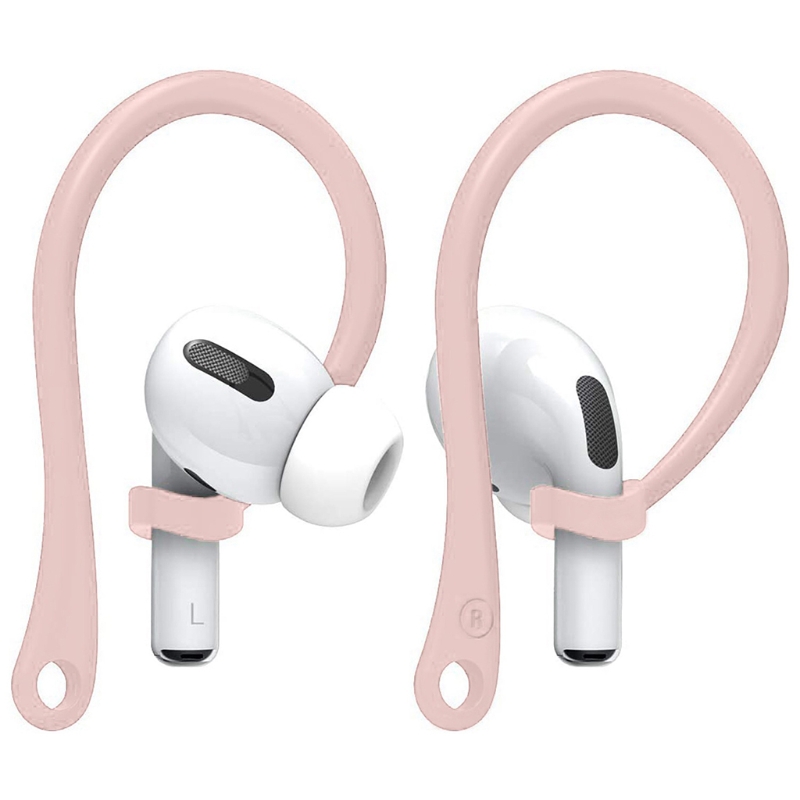 Ganchos anticaída para auriculares compatibles con Clips para auriculares para 3: Rosa