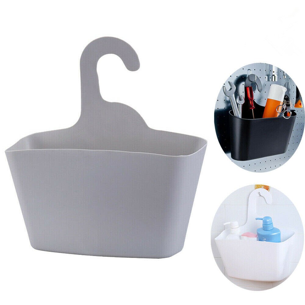 1 sztuk plastikowe wielowarstwowe wiszące koszyk strąk prysznic kosz łazienkowy organizator stojaki dormitorium koszyk na rozmaitości koszyk strąk prysznic