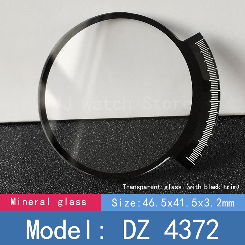 Mineral Kristall Uhr Glas für Diesel- DZ 4204 4296 4342 4462 4203 uhr Ersatz teile: DZ 4372 (Nein AR)