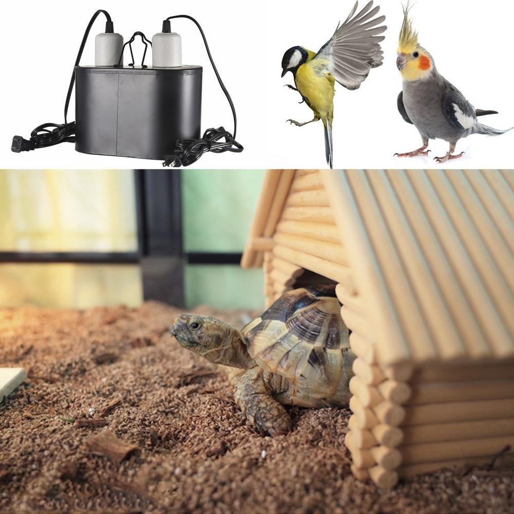 Dubbel reptil lampa för reptil dome uvb lampa dubbel lampa lock kombi integration värmeljus lampa kit