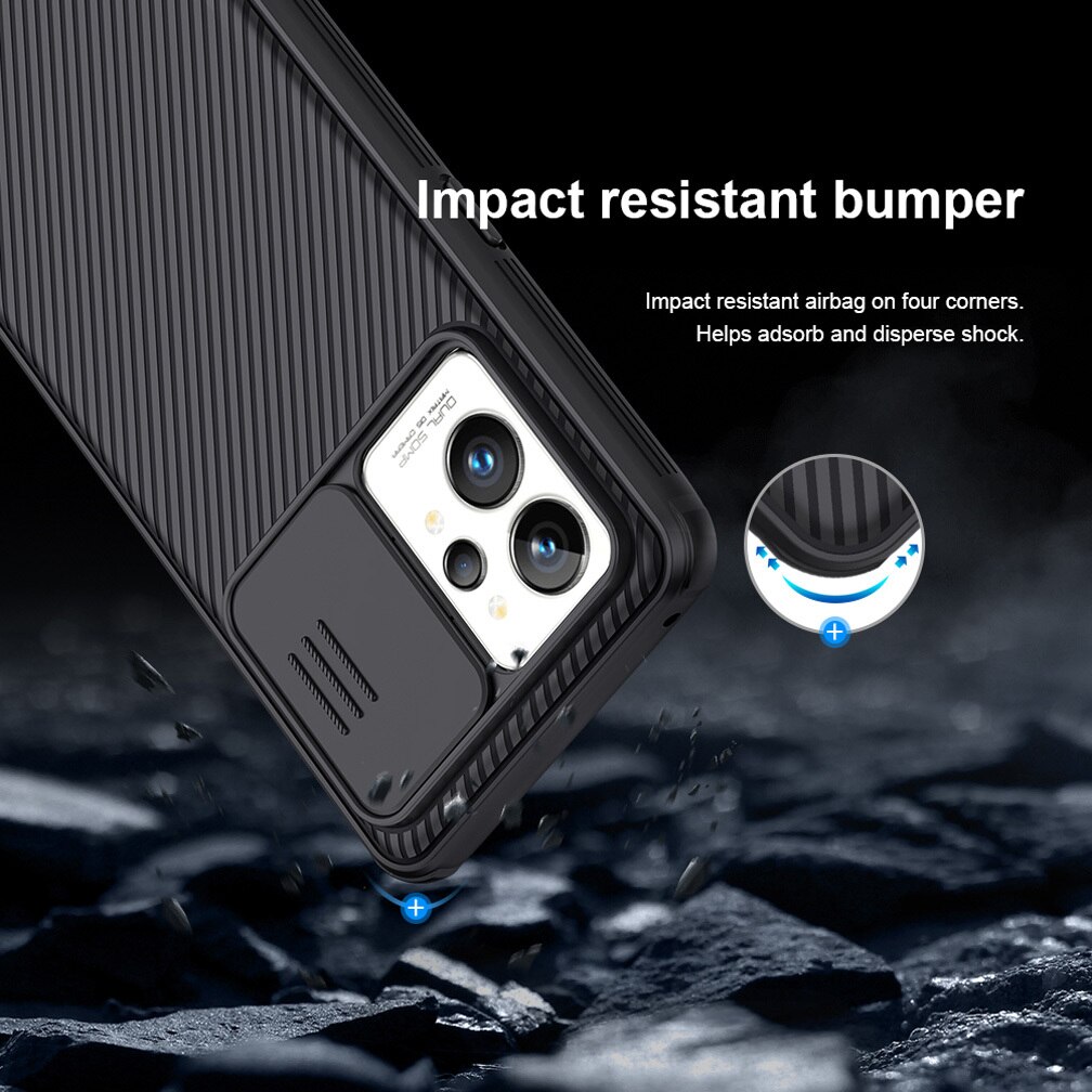 Voor OPPO Realme GT 2 Pro Case Nillkin Camshield Pro Sliding Lens Shell Camera Beschermhoes Voor Realme GT 2 Pro Telefoon Cover