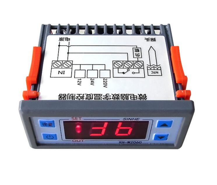 Embedded digital temperature controller 12V 24V 220V cabinet cold storage thermostat temperature controller temperature control