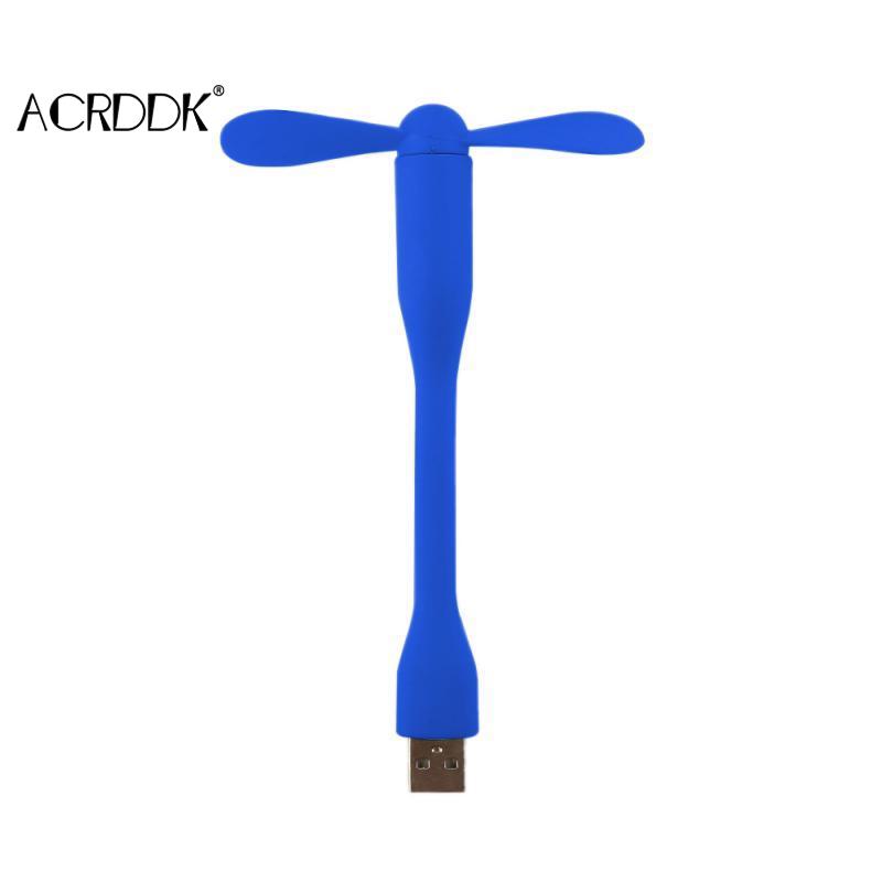 USB Fan Flexible Portable Mini Fan and USB LED Light Lamp Xiaomi Book For Power Bank Notebook Computer USB Gadgets FC