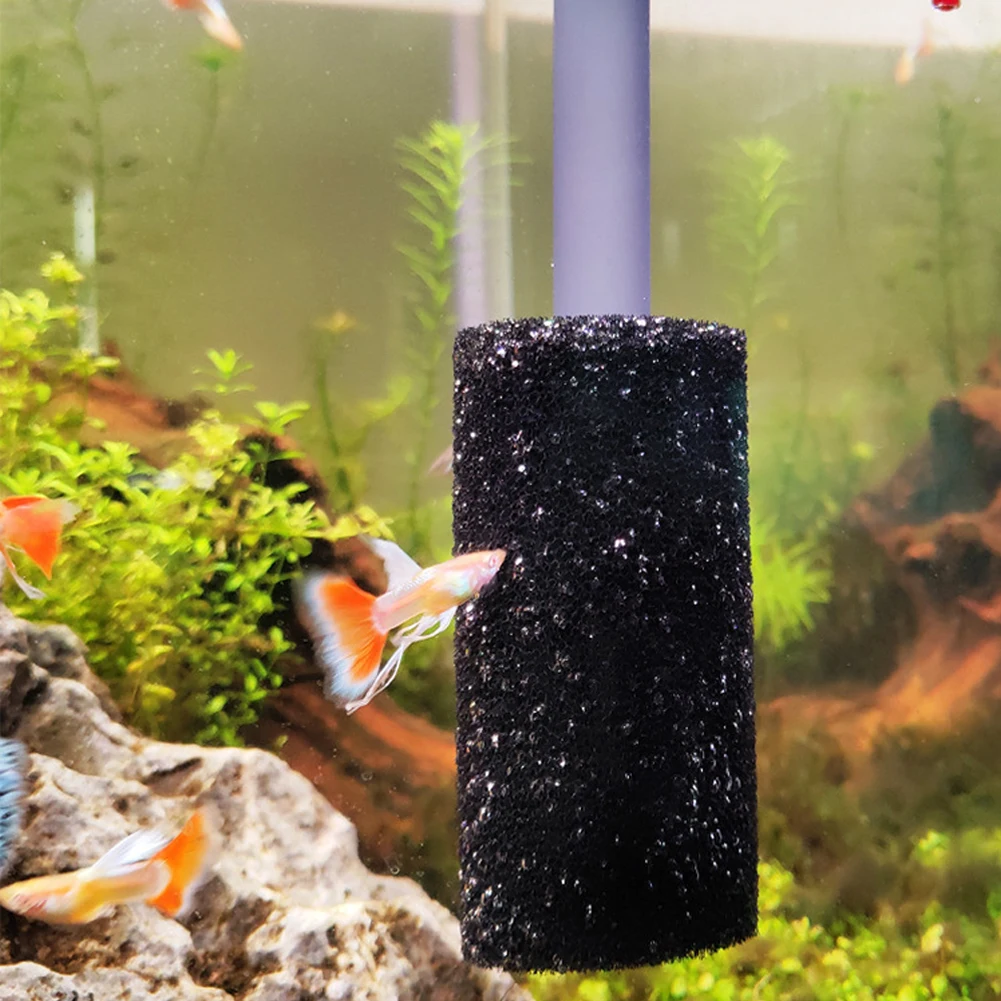 Rouleau de mousse de filtre d'entrée d'entrée d'entrée d'entrée d'aquarium de poissons d'éponge de pré-filtre d'aquarium de 5 pièces pour empêcher le poisson crevettes être sucer l'outil de baril de filtre
