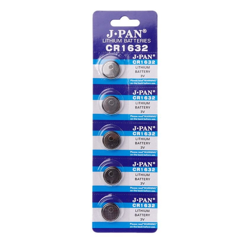5PCS Button Battery CR1632 Lithium Coin Cell Batteries 3V LM1632 BR1632 ECR1632 CR 1632 Electronic Watch Toy Remote