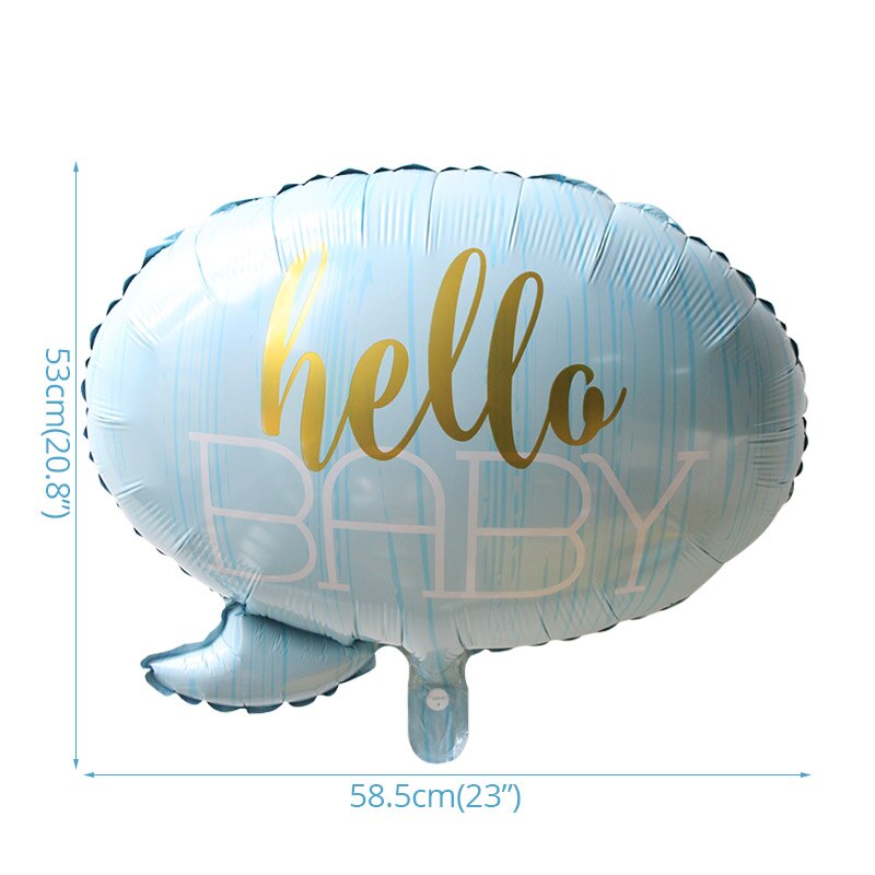4 kpl/erä baby shower se on poika/tyttö ilmapallot 1st syntymäpäiväpallo kruunu jousi globot juhlakoristeet lasten ilmapallo sarjakuvahattu