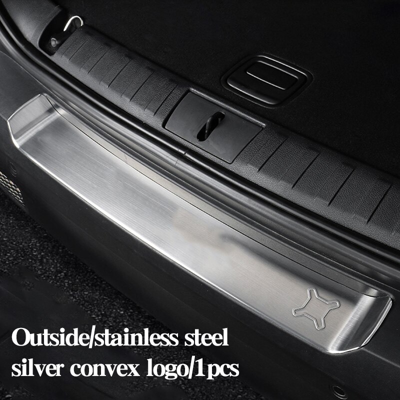 Piastra di protezione per baule auto per jeep rinnegato pedale in acciaio inossidabile accessori decorativi resistenti allo sporco antigraffio