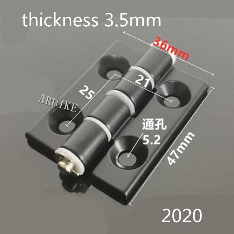 /3030/4040/4545/5050 fertig Aluminium Scharnier Aktive Scharniere Profil Verbindungen: 2020 Schwarz