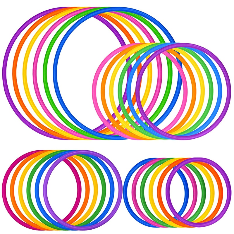 5 stück Kunststoff Band Ring Werfen Spiel freundlicher draussen Spielzeug Jeux Exterieur Jardin Enfant детские игрушки Brinquedos Menino Menina