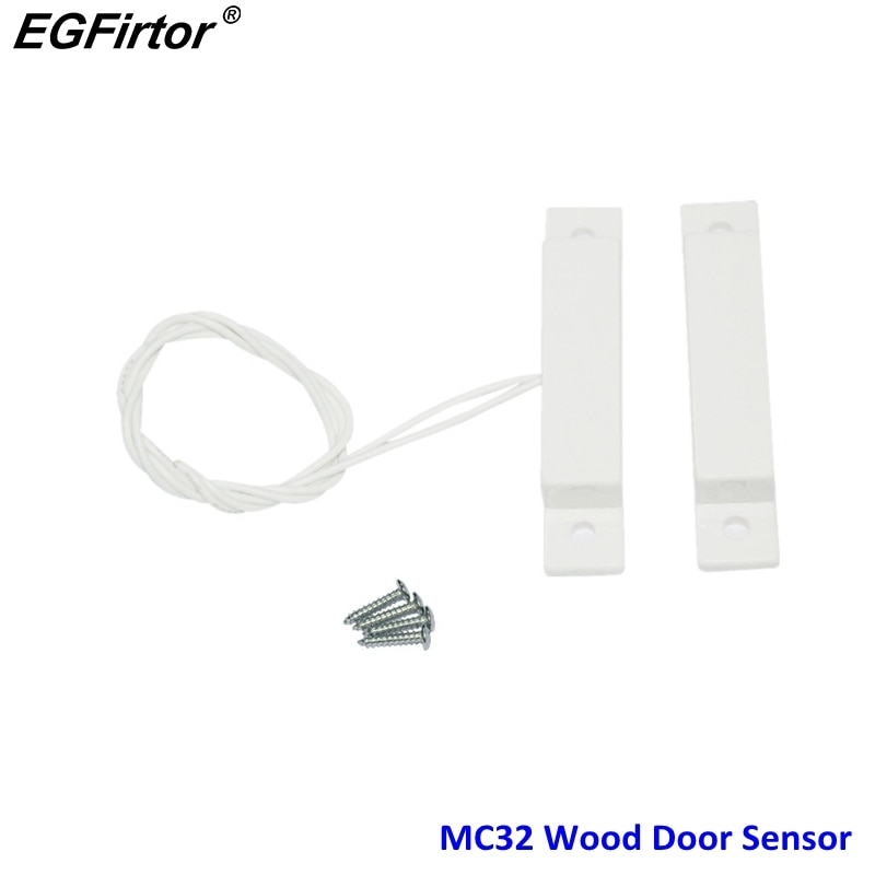 10 Pair Wired Door Window Sensor Magnetic Contact Sensor Normal Closed Wired PSTN GSM WIFI Wireless Alarm System Home Security