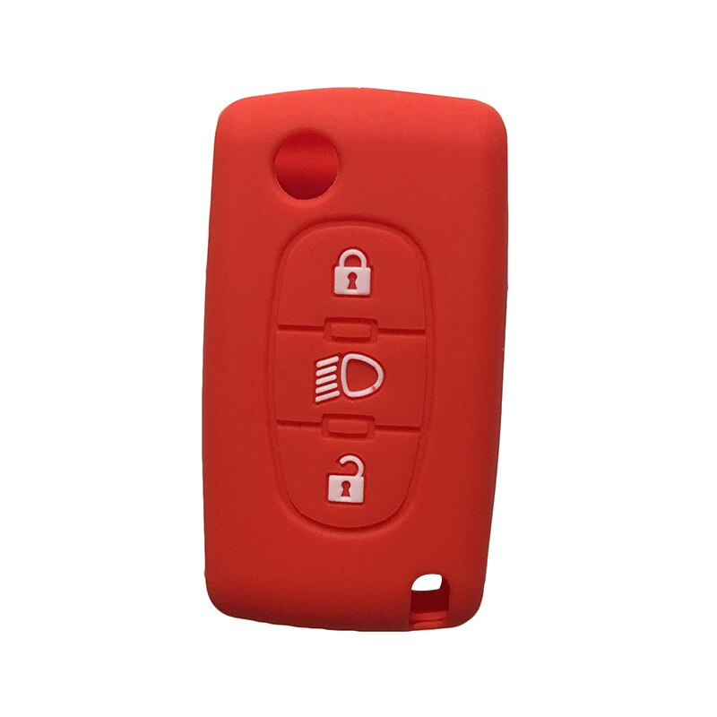 Remote Control Key Cover for Citroen C8 C4 Cactus Picasso Grand C3 C5 C6 Silica Gel Case for Keys for peugeot Car Accessories