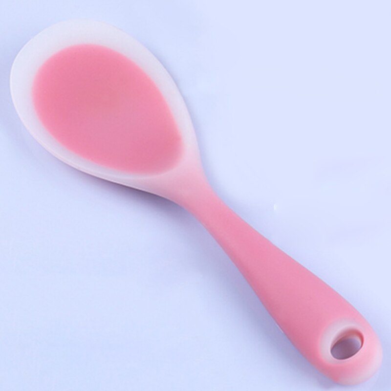 Paddle Non-Stick Silicone Sushi Rice Heat Resistant Rice Spoon Spatula Kitchen Tool Soft Rice Server Cooking Supplies