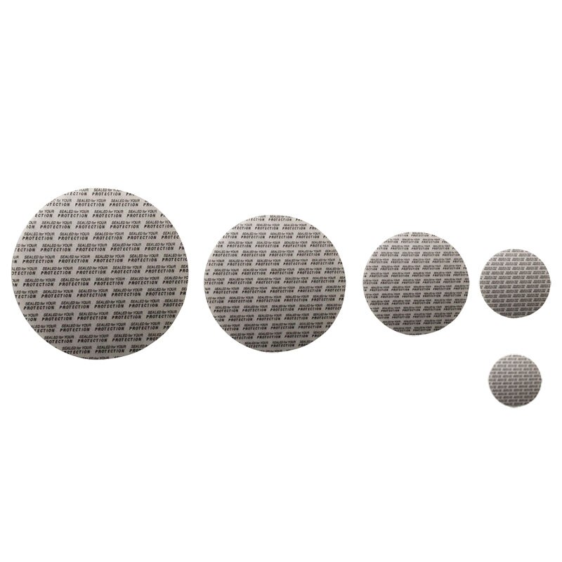 1000 st självhäftande skumpressförsegling lock liners kosmetisk burk flaska kruka skum säkerhetsmanipulering mat packning tätningar pad 20mm-50mm