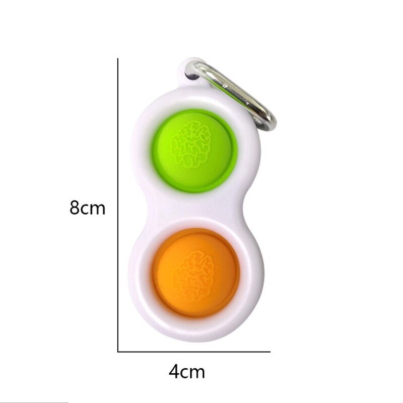 Nuovi giocattoli antistress Fidget semplice fossetta regolatore di pressione scheda Controller giocattolo educativo Brinquedos semplice portachiavi divertente