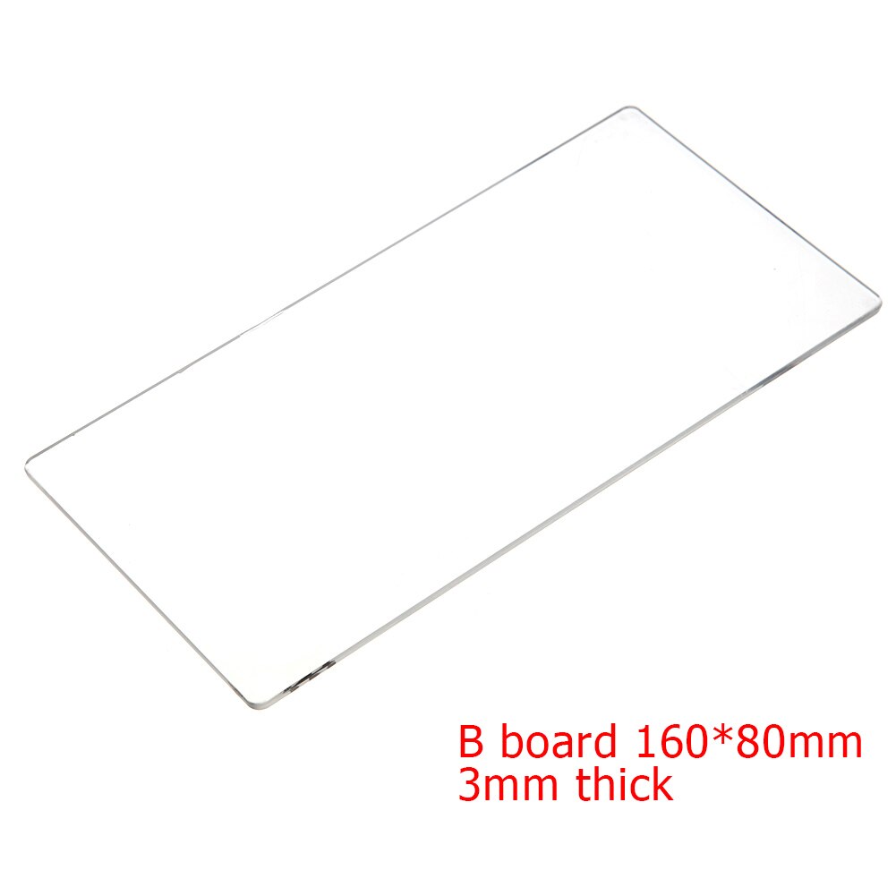 1pc Clear Acrylic Cutting Mat Plate For DIY Embossing Cutting Dies Platform Adapter Transparent Die Cutter Spacer 3mm 5mm: 1 pcs 3MM