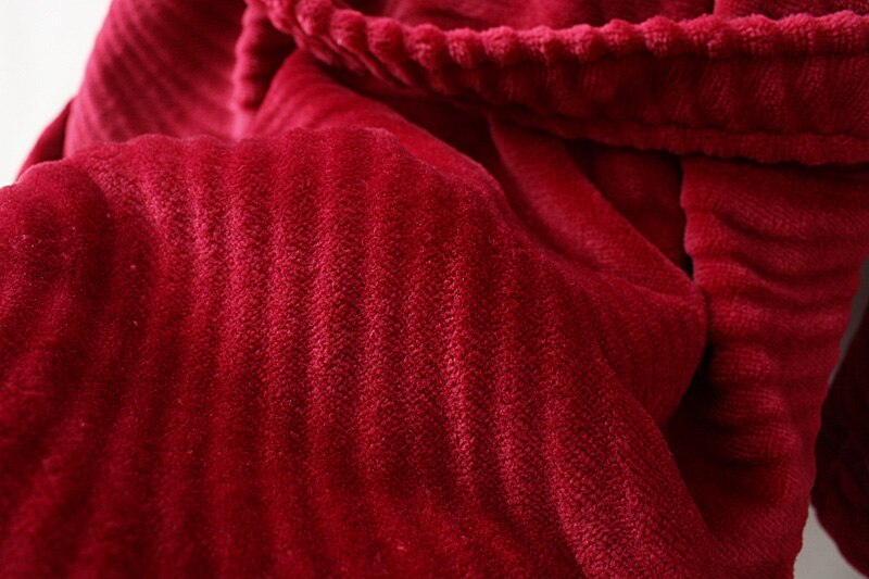 Winter Thickening Warm Flannel Hooded Bathrobe Men Dressing Gown Coral Fleece Bath Robe Male Sleepwear Nightgown Kimono Homme