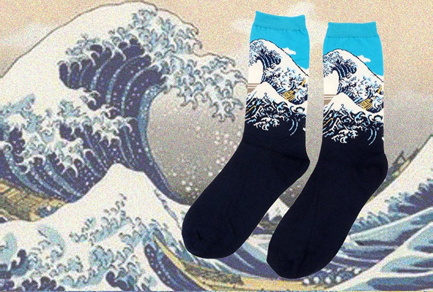Hommes coton rétro abstrait peinture à l'huile Art chaussettes crier moderne Van Gogh nuit étoilée heureux peinture à l'huile planche à roulettes chaussette