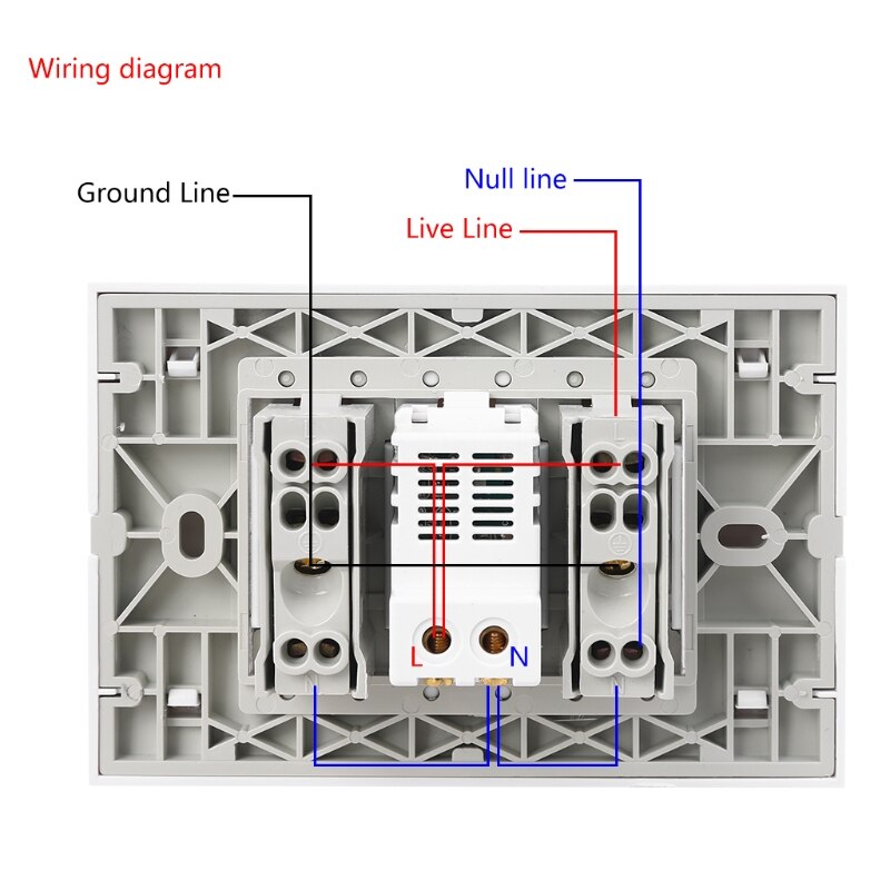 16A WallDouble Italian/Chile Plug Power Socket Adapter Dual USB Ports Panel 5V 1A G32C