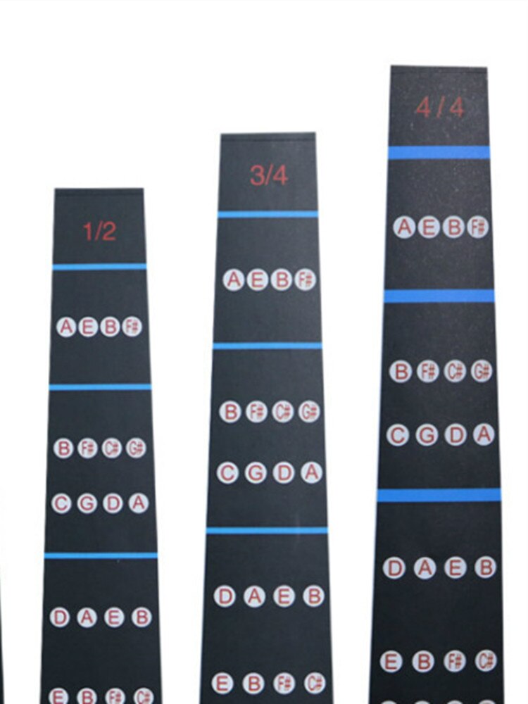 1 Pcs Violin Fingerboard Sticker Notes Label Fingering Diagram Practice Finger Guide Beginner Violin Accessories Accessories
