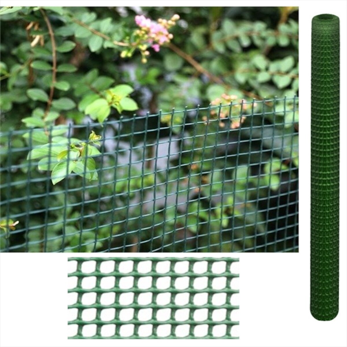 Comercial Candela| Red Malla Protección| 1X5M| Compuesta En PVC| Varias Cuadriculas| Salva Pajaros Y Roedores| Huerto| Invernadero| Gallineras| Voladero| Red Anticaida| Vallas Para Jardin| Jaulas| Tejido Para Cercos