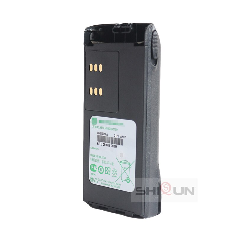 Bateria de alta qualidade hnn9010a ni-mh 1800mah, compatível com gp338 gp328 ptx760, walkie-talkie, bateria de explosão, walkie talkie