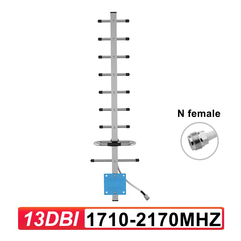 2G 3G 4G Yagi Antenne 12dbi N Sma Mannelijke Outdoor Antenne Voor Mobiele Telefoon Signaal Booster Versterker Repeater gsm Umts Lte Lintratek 6: 13dbi 1710-2170mhz N