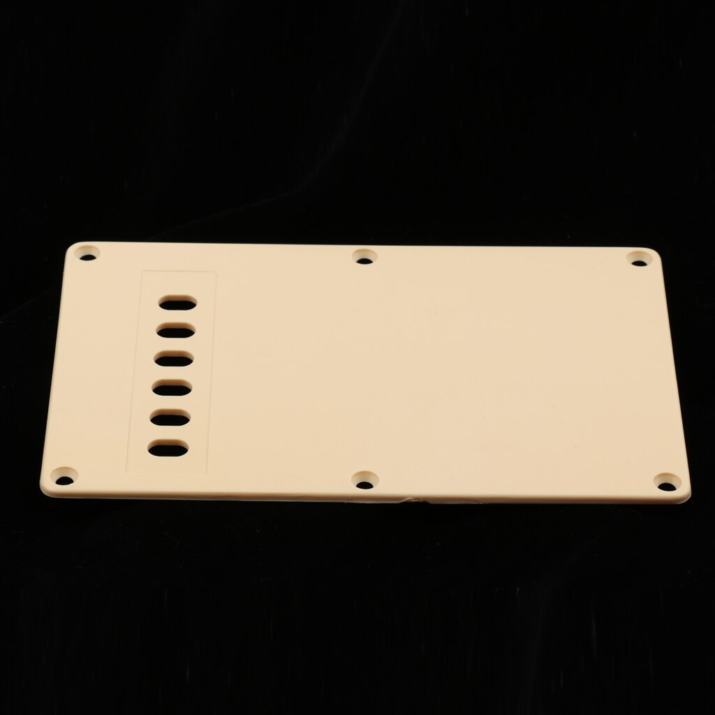 6 Hole Electric Guitar Tremolo Cavity Cover Backplate for Fender Stratocaster Strat Standard Guitar Replacement Accessories