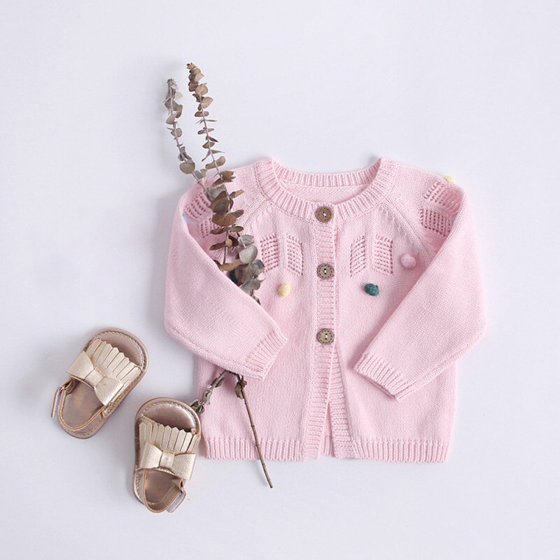 Autumn Baby Kids Cardigan Sweater Infant Toddler Girl Boy Knit Casual Outerwear Coat Clothes