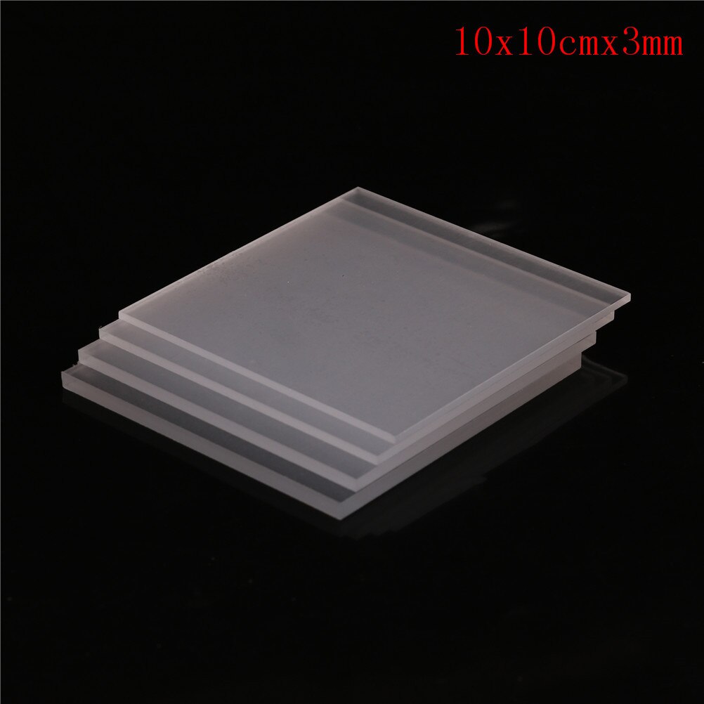 Tykkelse klar akryl plexiglas skåret plast transparent plade plexiglas panel 1 stk 2-5mm: A2