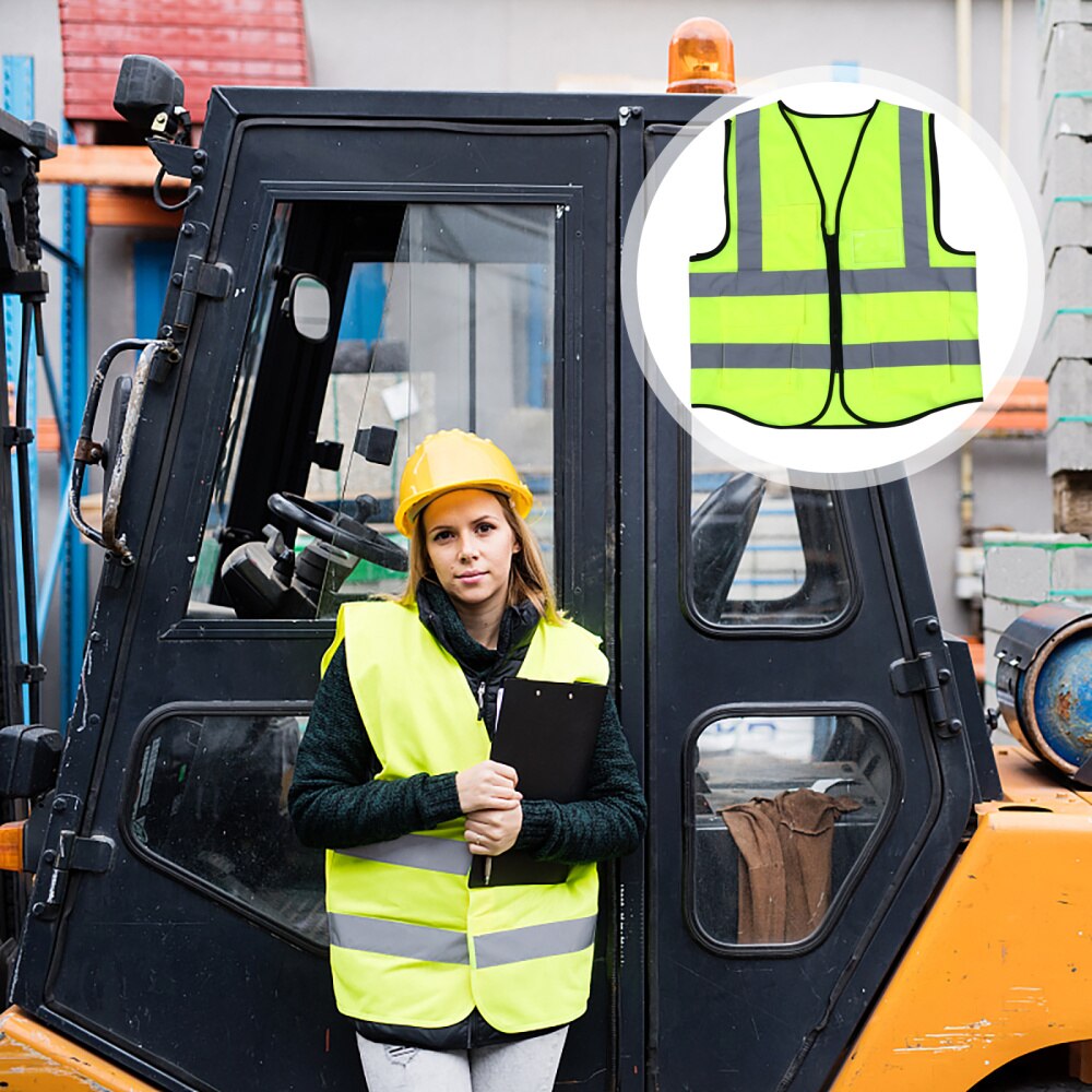 1 Pc Safety Vest Comfortable Premium Practical Protective Vest Security Vest for Construction