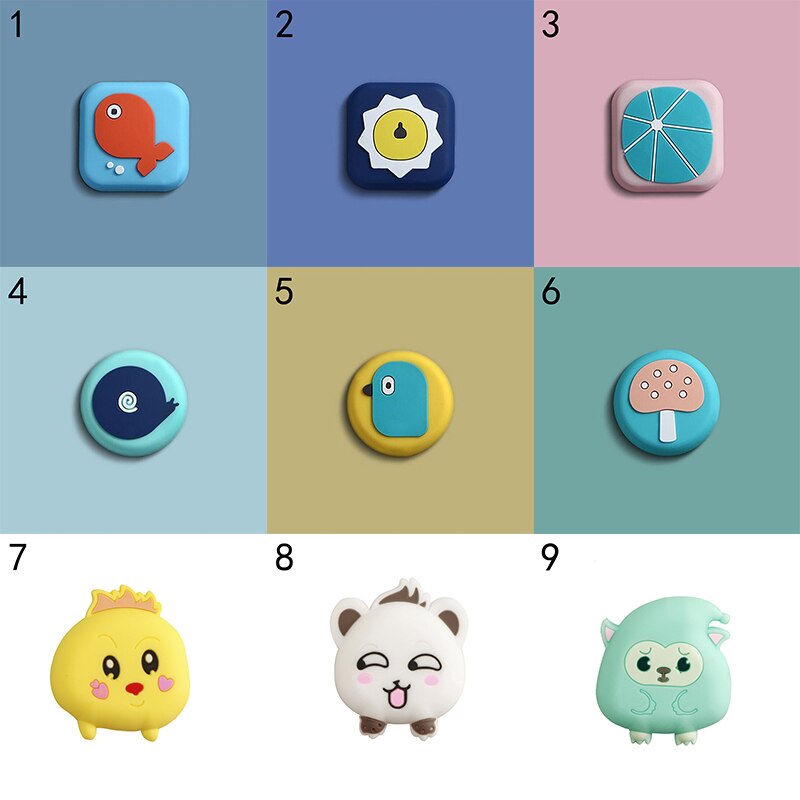 Cute Cartoon Door Crash Pad Door Stopper Thickening Mute Door Fenders Wall Fenders Rubber Fender Lock Protective Pad