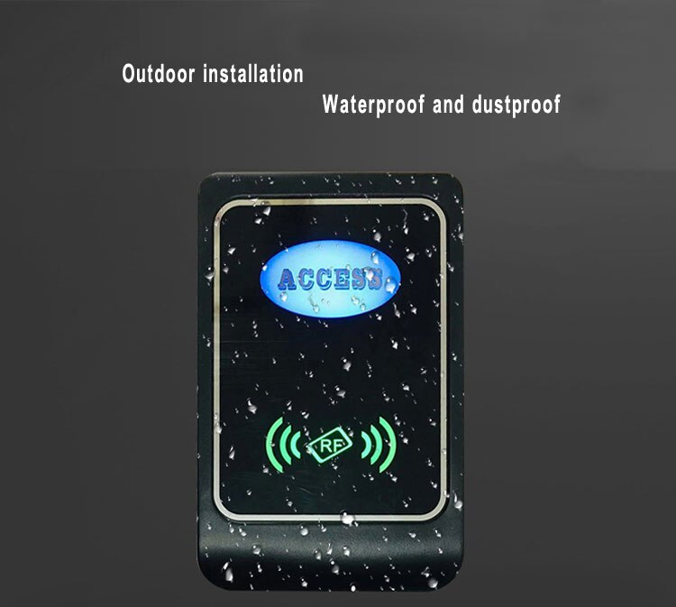 RFID standalone Access Control Outdoor Waterproof IP67 1000 users EM4100 125KHz Key Cards