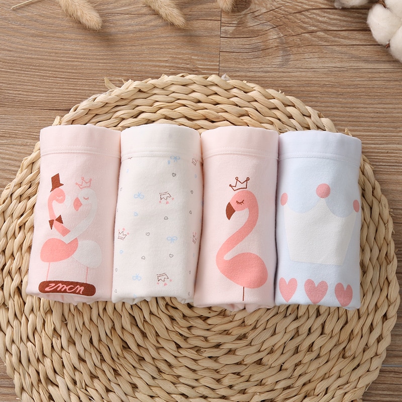 Barn underkläder för tjejer rosa trosor shorts småbarn bebiskläder söta babykalsonger bekväma boxare barn