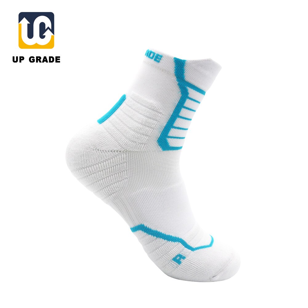Ugupgrade camping vandring sportstrumpor 90%  nylon klättring cykling löpning kompression herr chaussette cyclisme voetbalsokken: Man 3