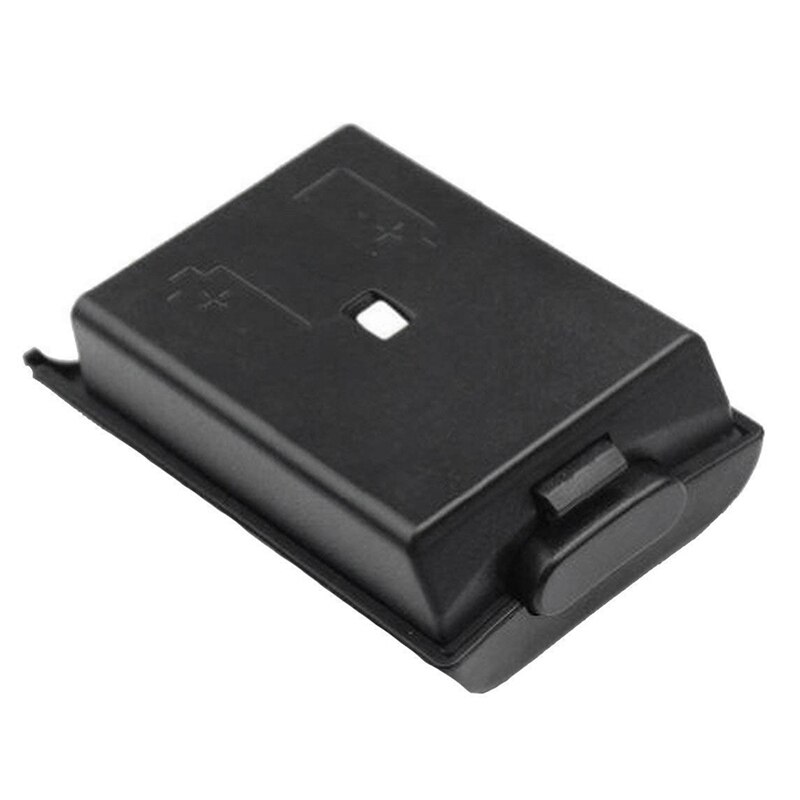 2 Pack of Black and White Replacement AA Battery Case Back Cover Shell for 360 Controller
