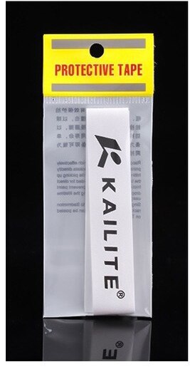 Selvklæbende badminton ketcher hovedkant beskytter tape pu anti maling af slidstærk sport badminton tilbehør udstyr: Q