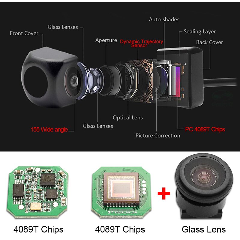 Dynamic Track Car Rear View Camera For Nissan Qashqai X-Trail Geniss Pathfinder Dualis Sunny Juke Car Parking Camera