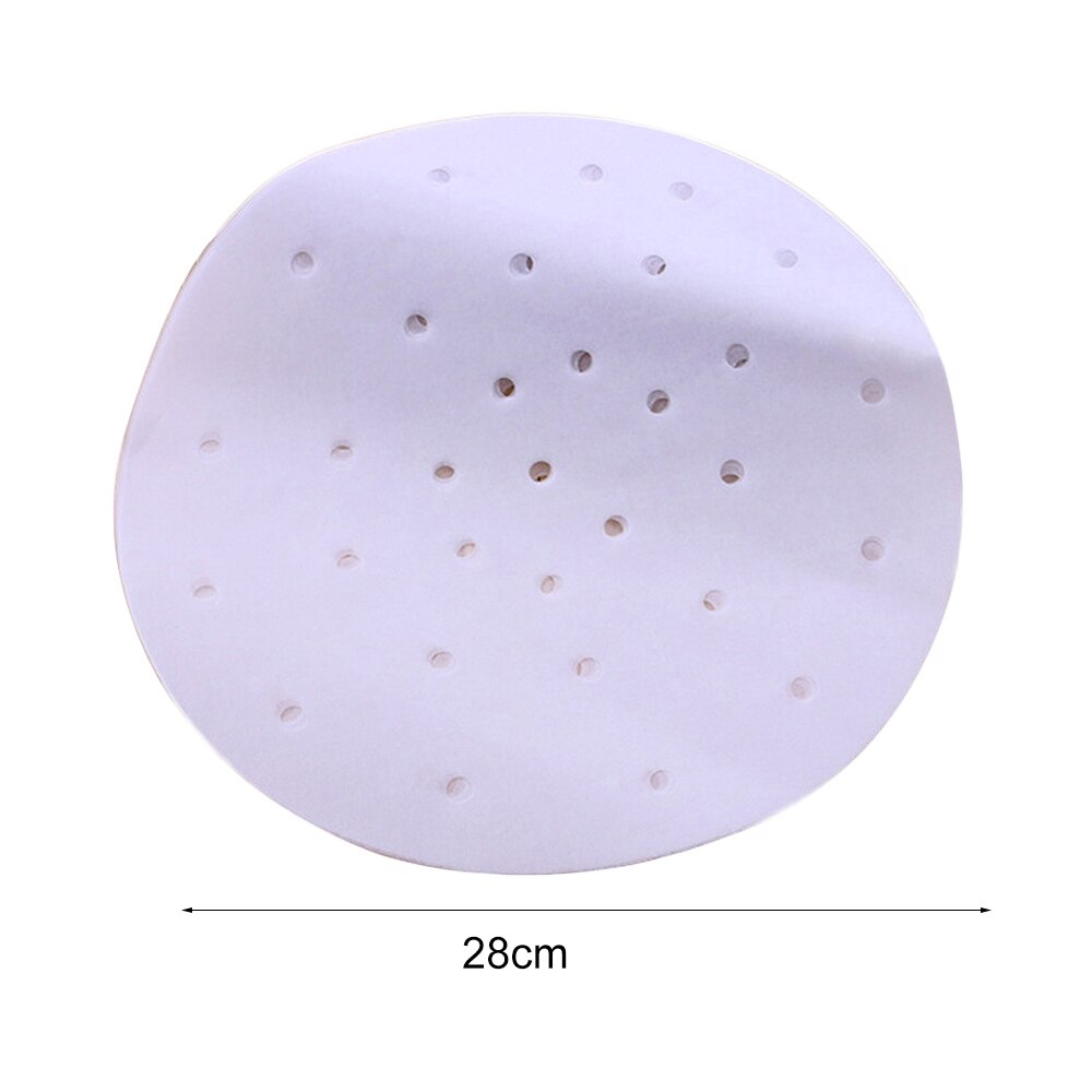 50/100Stck Bambus Korb Dampfer Papier Küche Kochen Bambus Dampfer schwach Summe Papier Unter Dampf matt Runde Nicht Stock Dampfer Neue: 11Zoll 100Stck