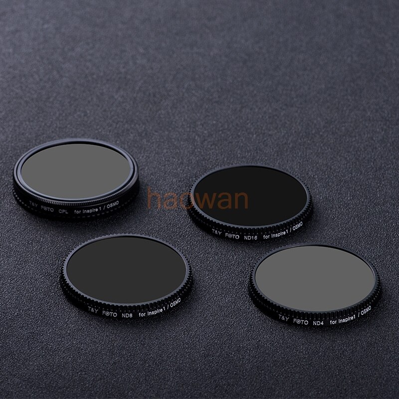 Wtianya cpl + nd4 + nd8 + nd16 densité neutre nd lentille filtre kit protecteur pour DJI inspire 1/osmo caméra