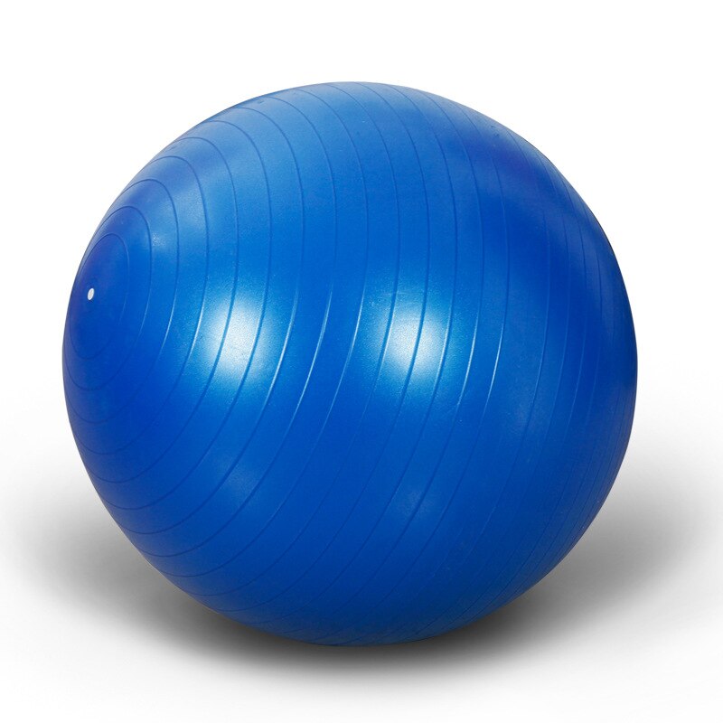 Yoga Ball Diameter 55CM Fitness Ball Matte Explosion-Proof Environmental Protection Thickening Health And Fitness Exercise Ball: blue