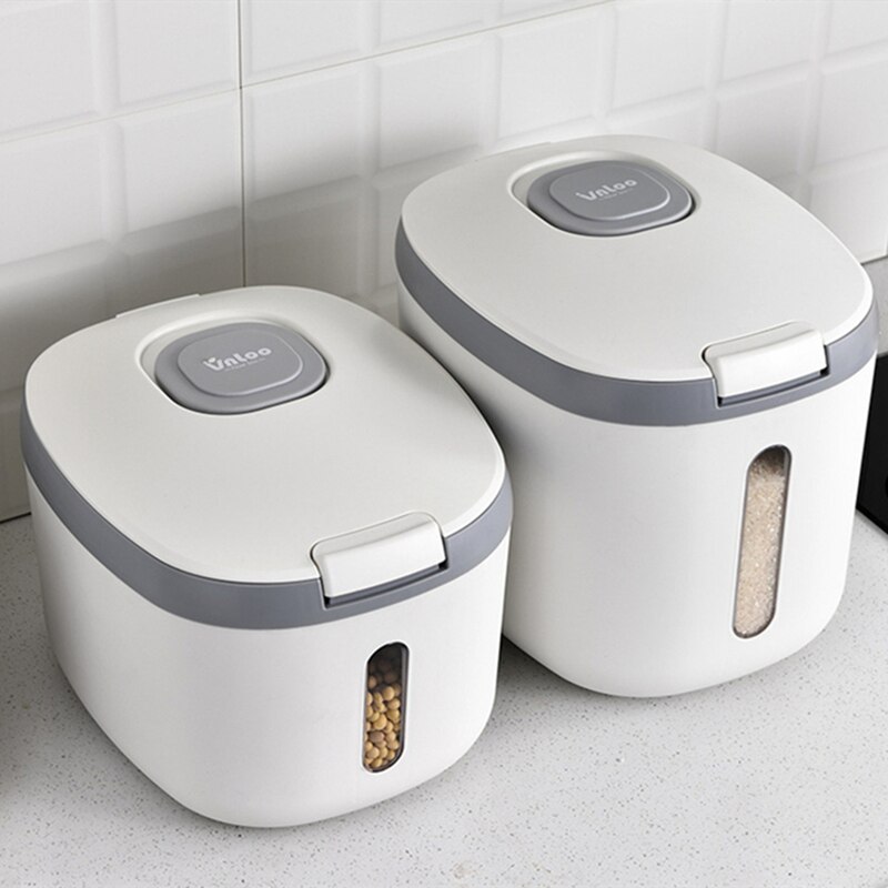 Kitchen Container 5KG/10KG Storage Box Nano Insect-Proof Moisture-Proof Rice Box Sealed Cereals Bucket Pet Dog Food Store Box