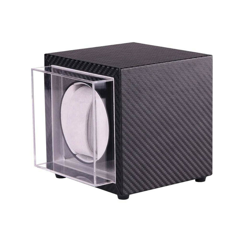 Mini Automatic Rotation Watch Winder Storage Case Display Box PU Case Luxury