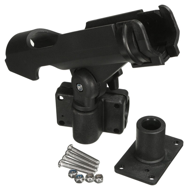 1PCS Adjustable Inflatable Boat Accessory Dinghy Raft Fishing Tool Rod Holder Pole Board Kayak Fixer Fix Pole Mount Tool: White